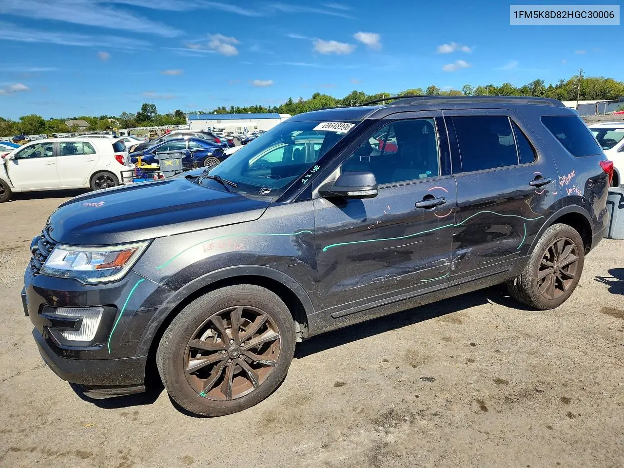 FORD EXPLORER 2017, VIN 1FM5K8D82HGC30006