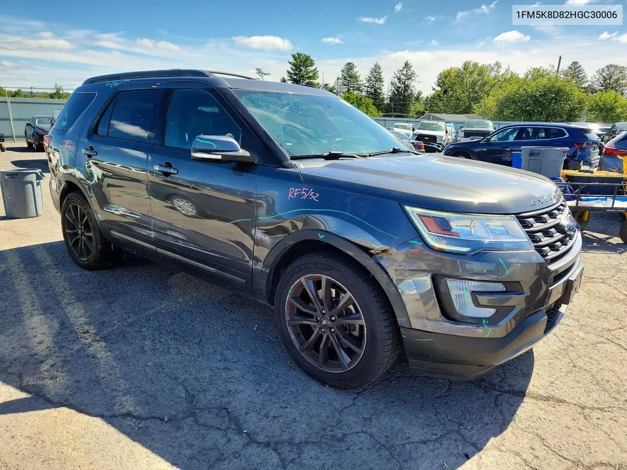 2017 FORD EXPLORER VIN 1FM5K8D82HGC30006 — фото 4