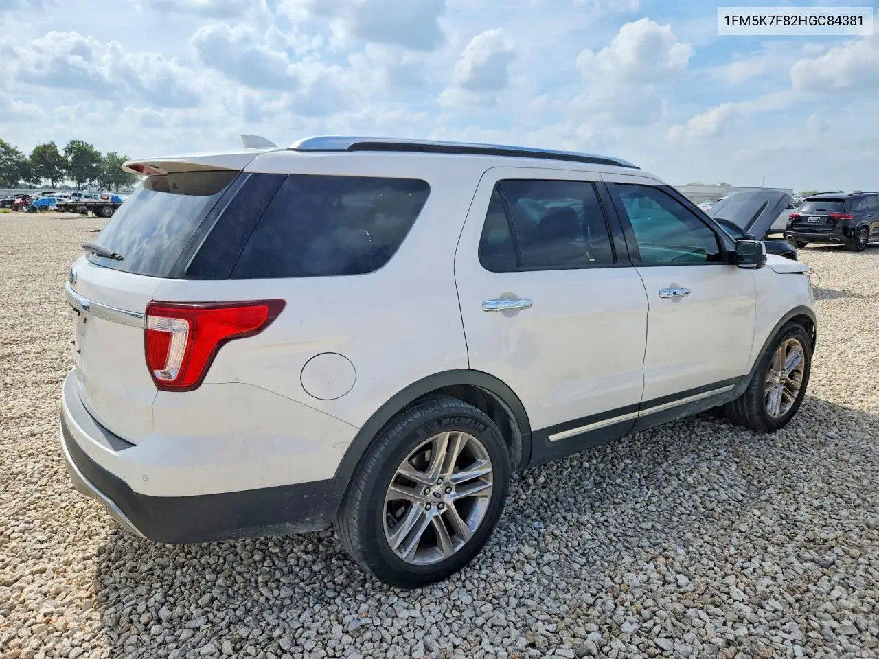 2017 FORD EXPLORER VIN 1FM5K7F82HGC84381 — фото 3