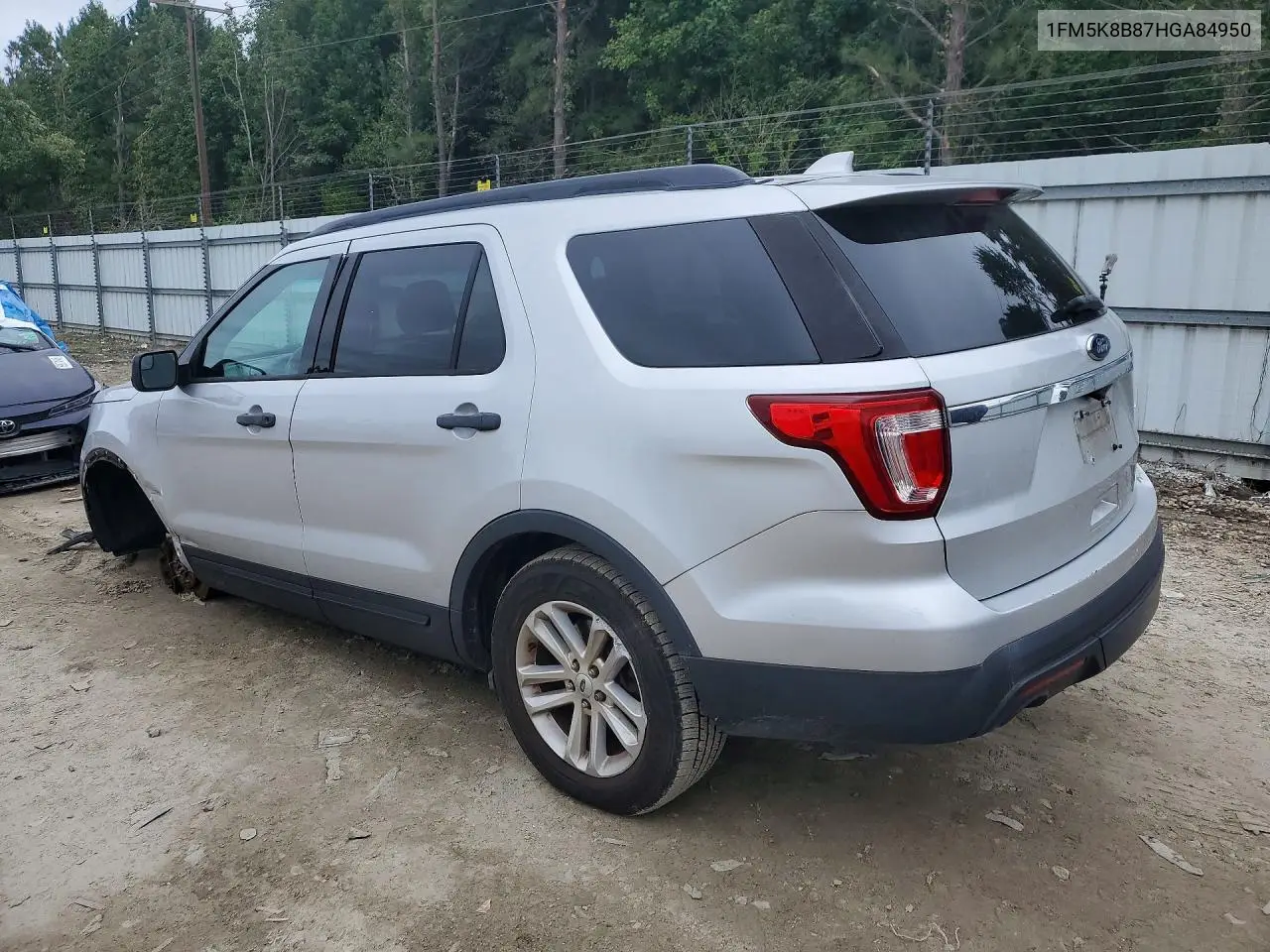 2017 FORD EXPLORER VIN 1FM5K8B87HGA84950 — фото 2