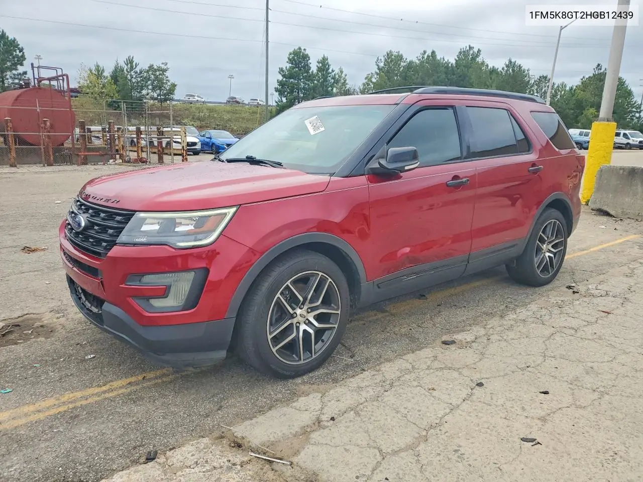 FORD EXPLORER 2017, VIN 1FM5K8GT2HGB12439