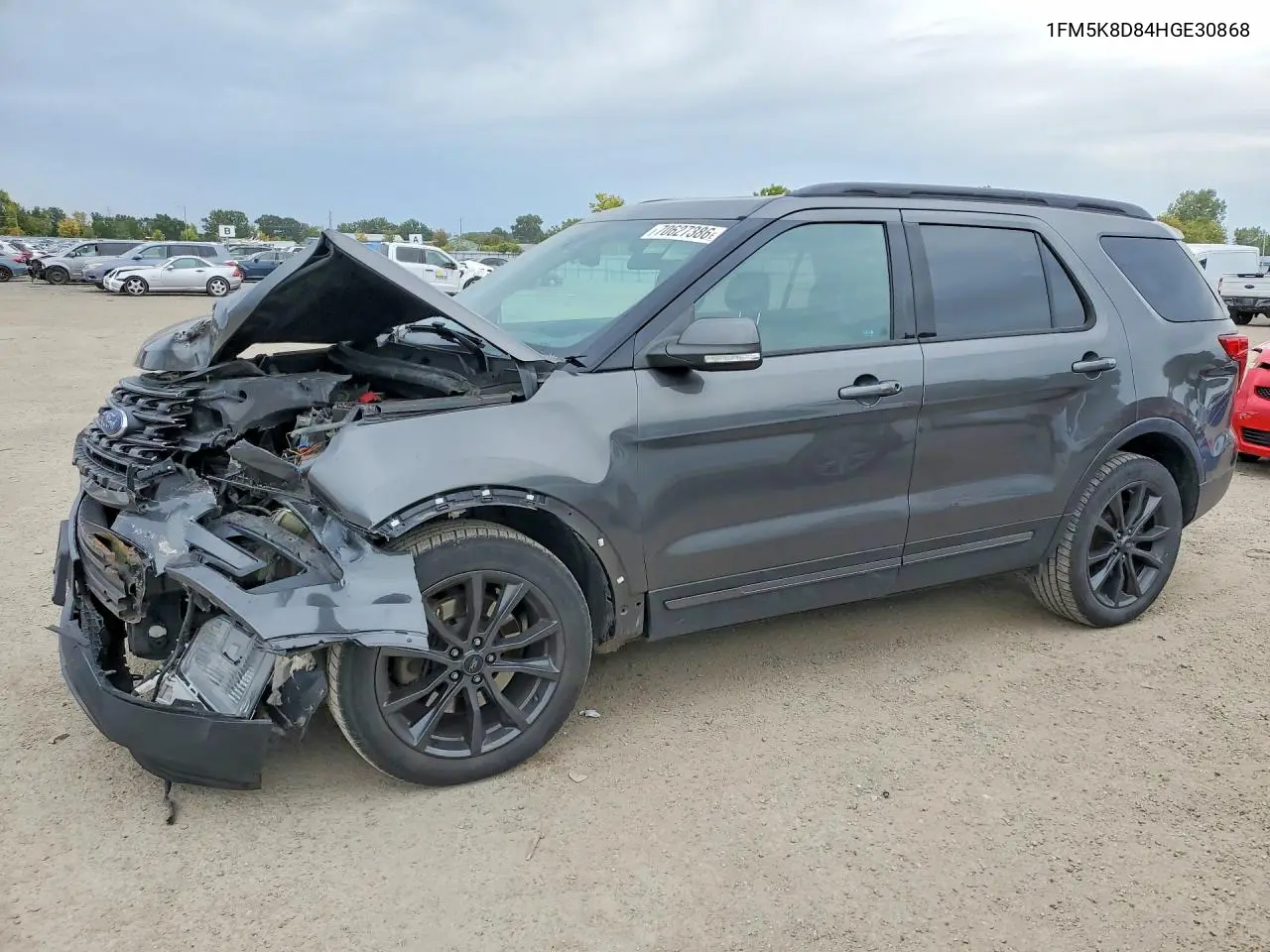 FORD EXPLORER 2017, VIN 1FM5K8D84HGE30868