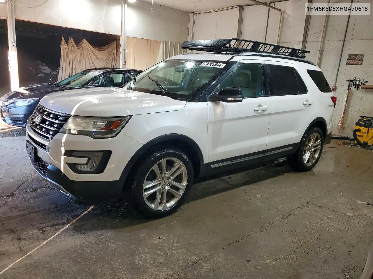 FORD EXPLORER 2017, VIN 1FM5K8D8XHGA70618