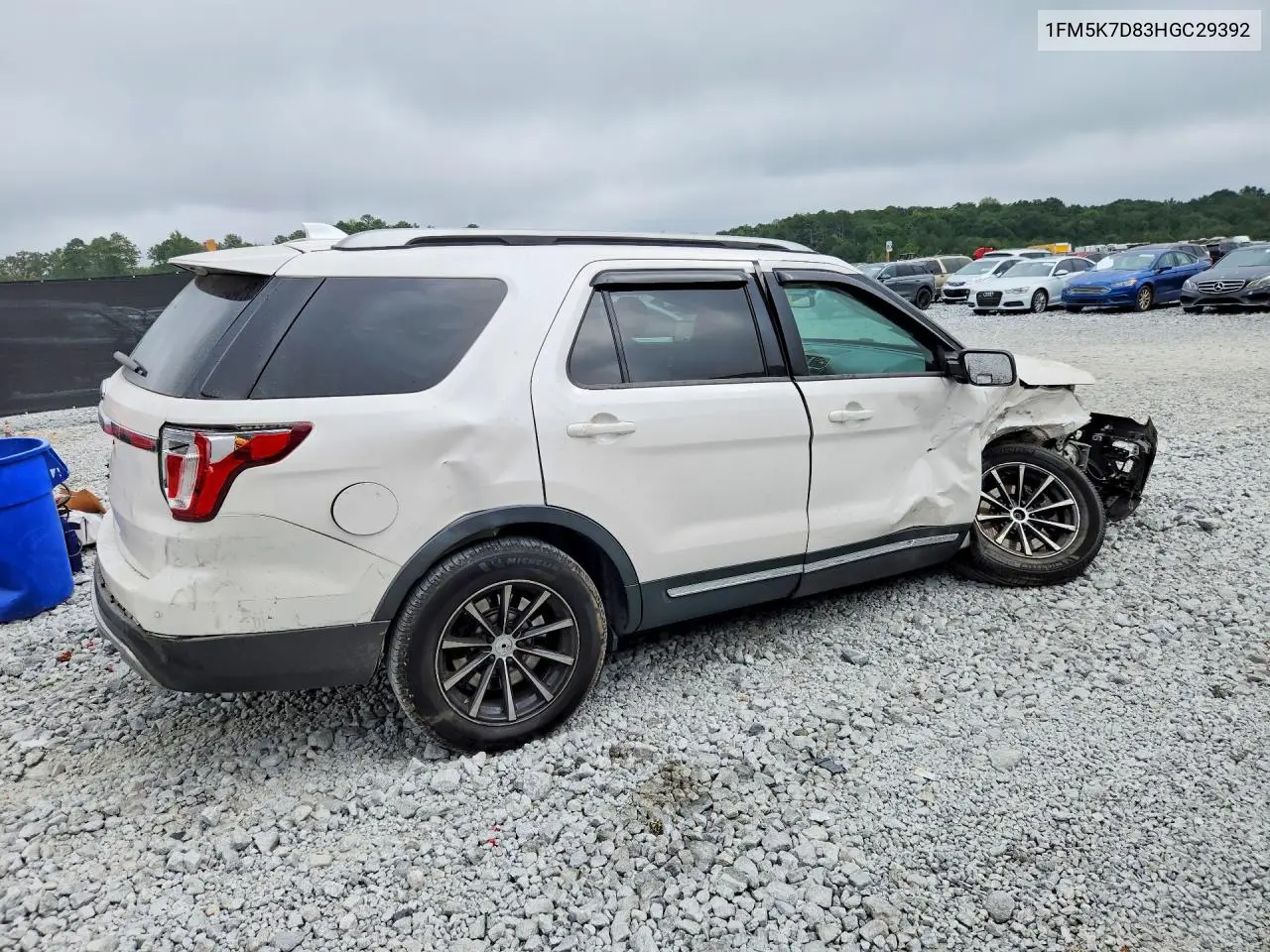 2017 FORD EXPLORER VIN 1FM5K7D83HGC29392 — фото 3
