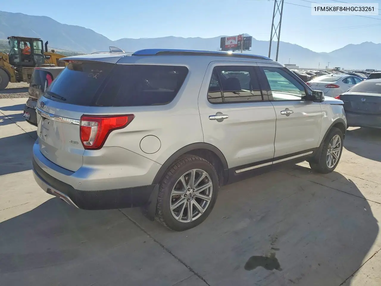 2017 FORD EXPLORER VIN 1FM5K8F84HGC33261 — фото 3
