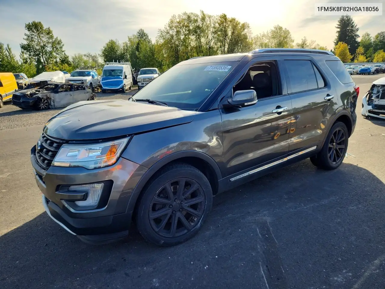 FORD EXPLORER 2017, VIN 1FM5K8F82HGA18056