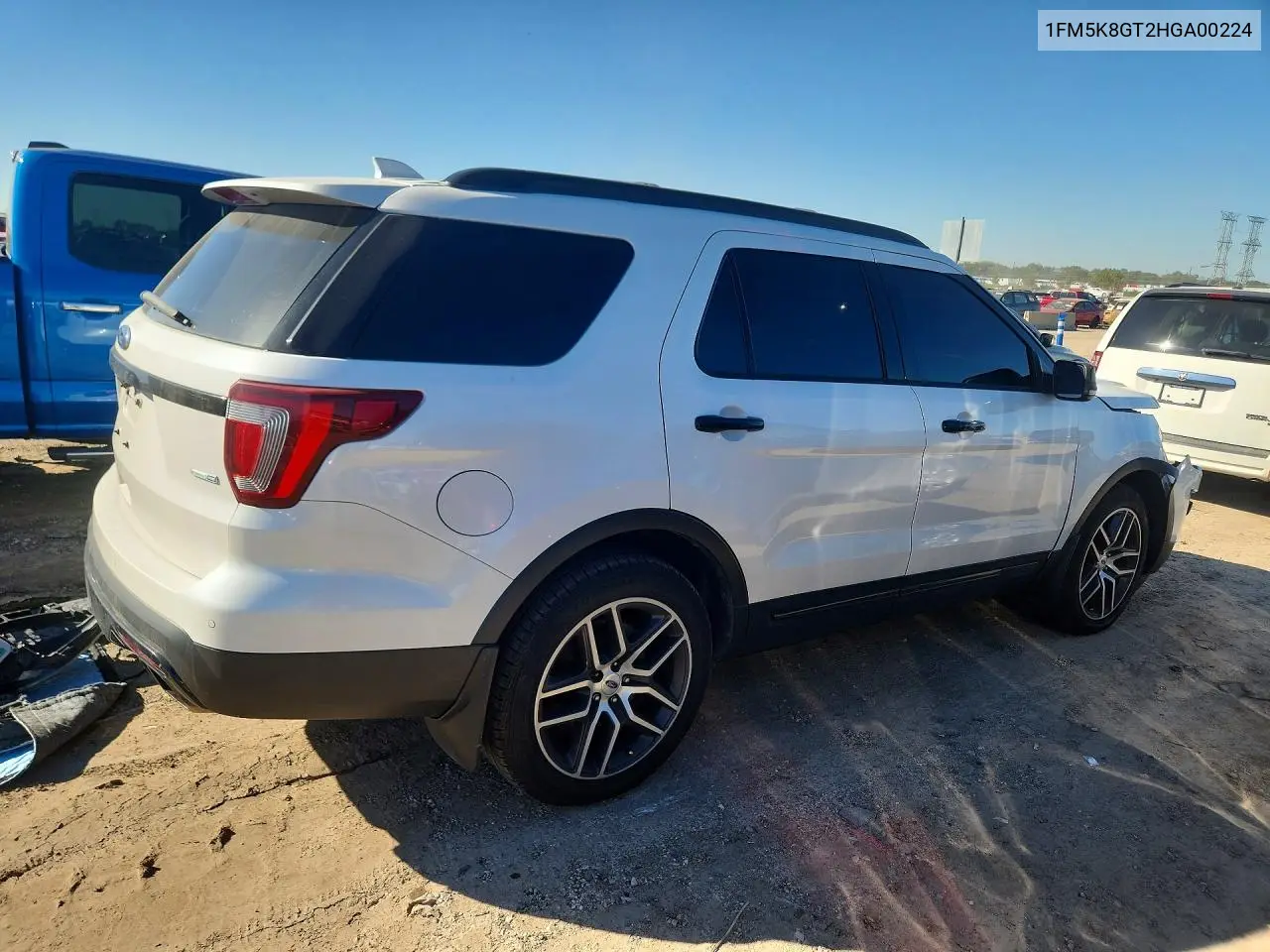 2017 FORD EXPLORER VIN 1FM5K8GT2HGA00224 — фото 3