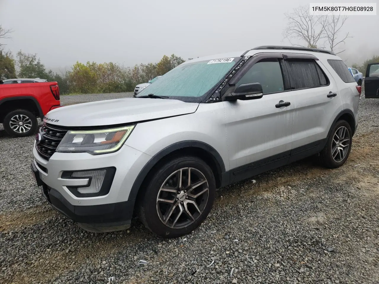 FORD EXPLORER 2017, VIN 1FM5K8GT7HGE08928