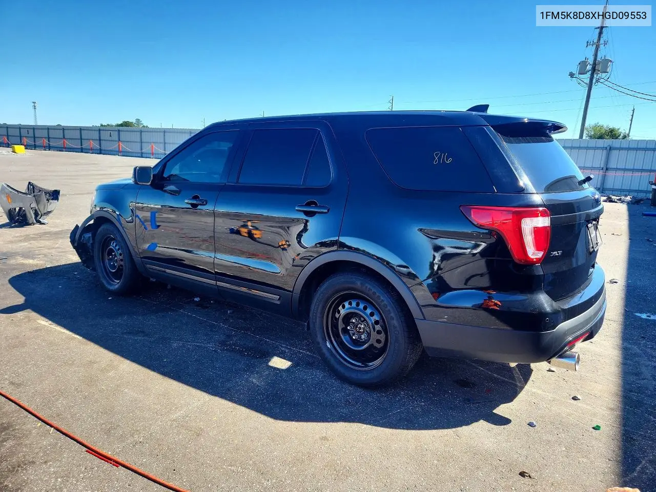 2017 FORD EXPLORER VIN 1FM5K8D8XHGD09553 — фото 2