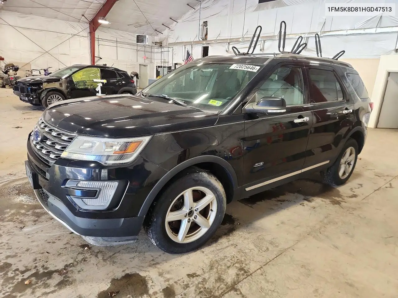 FORD EXPLORER 2017, VIN 1FM5K8D81HGD47513