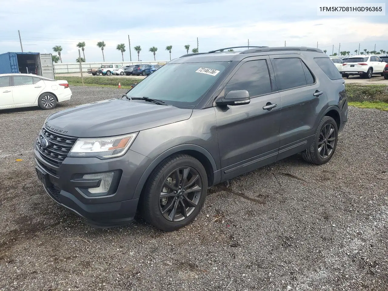 FORD EXPLORER 2017, VIN 1FM5K7D81HGD96365