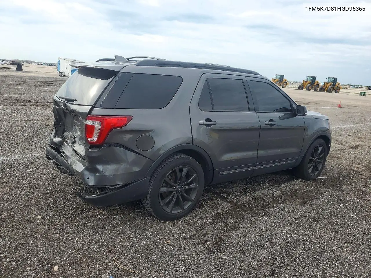 2017 FORD EXPLORER VIN 1FM5K7D81HGD96365 — фото 3