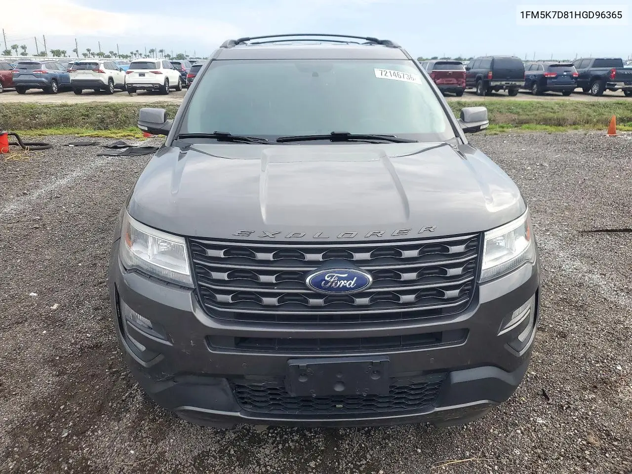 2017 FORD EXPLORER VIN 1FM5K7D81HGD96365 — фото 5