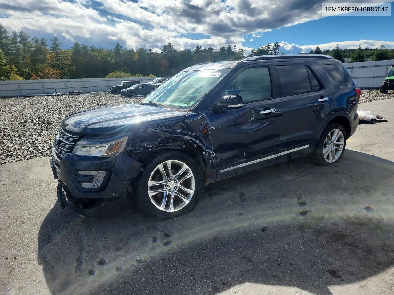FORD EXPLORER 2017, VIN 1FM5K8F80HGB85547
