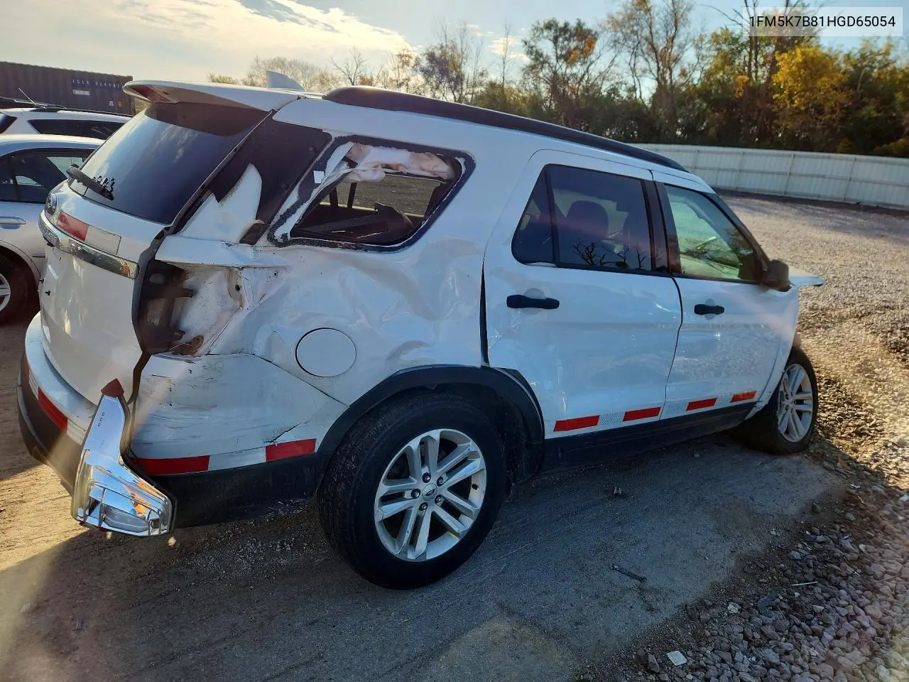 2017 FORD EXPLORER VIN 1FM5K7B81HGD65054 — фото 3