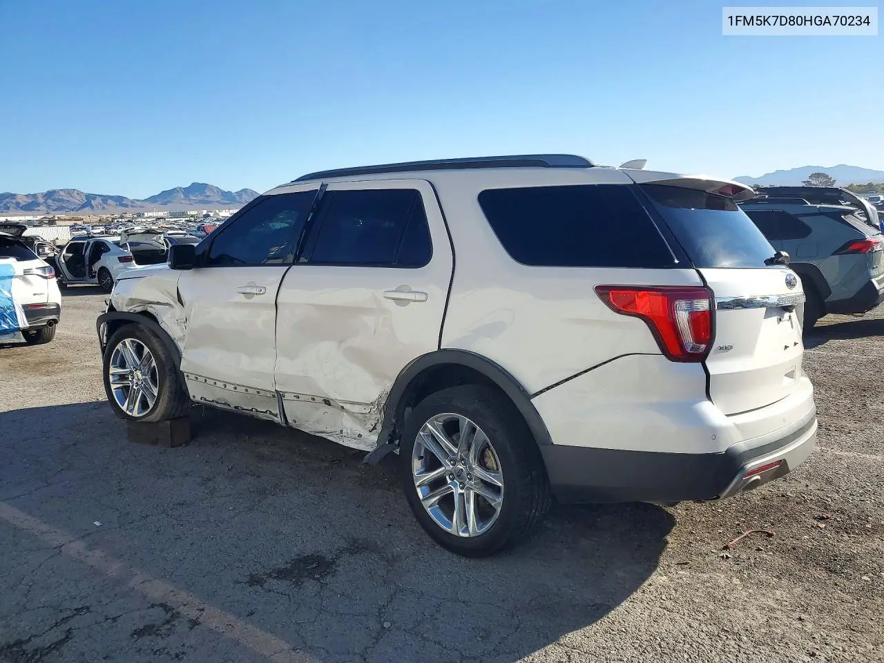2017 FORD EXPLORER VIN 1FM5K7D80HGA70234 — фото 2