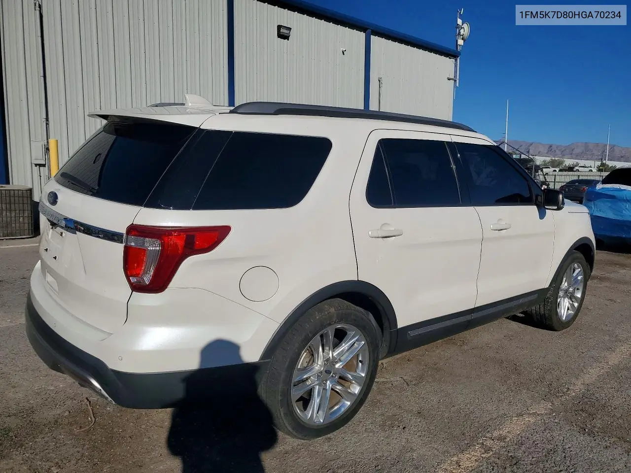 2017 FORD EXPLORER VIN 1FM5K7D80HGA70234 — фото 3