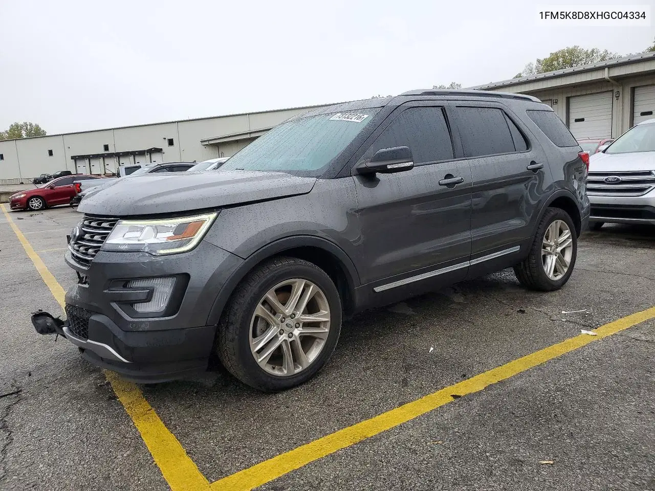 FORD EXPLORER 2017, VIN 1FM5K8D8XHGC04334