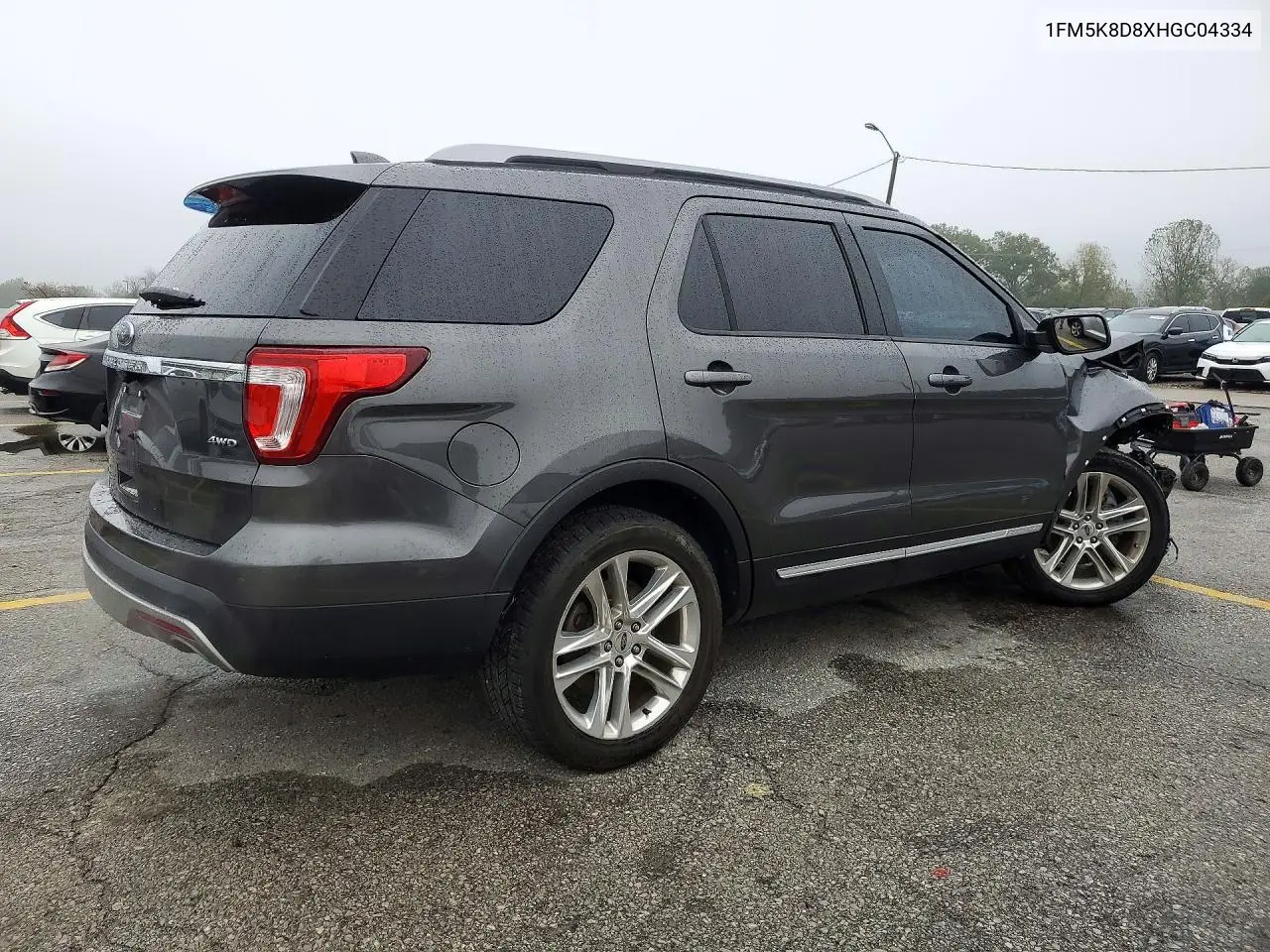 2017 FORD EXPLORER VIN 1FM5K8D8XHGC04334 — фото 3