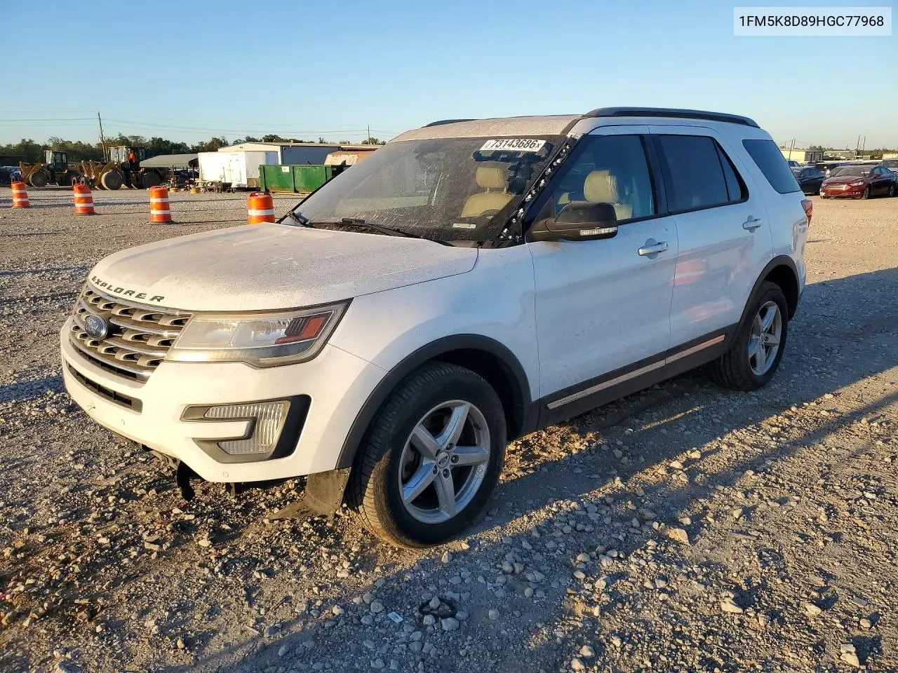 FORD EXPLORER 2017, VIN 1FM5K8D89HGC77968
