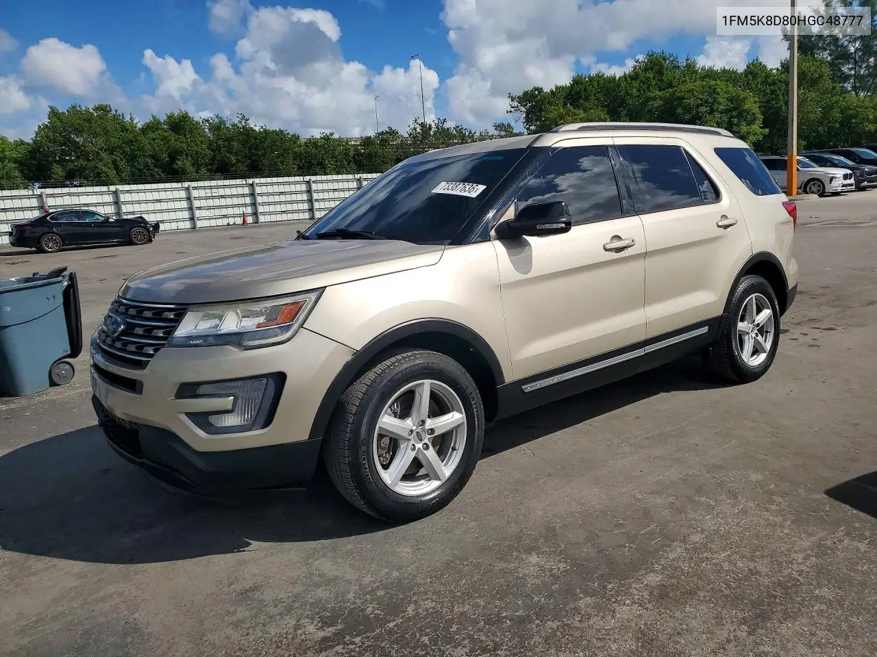 FORD EXPLORER 2017, VIN 1FM5K8D80HGC48777