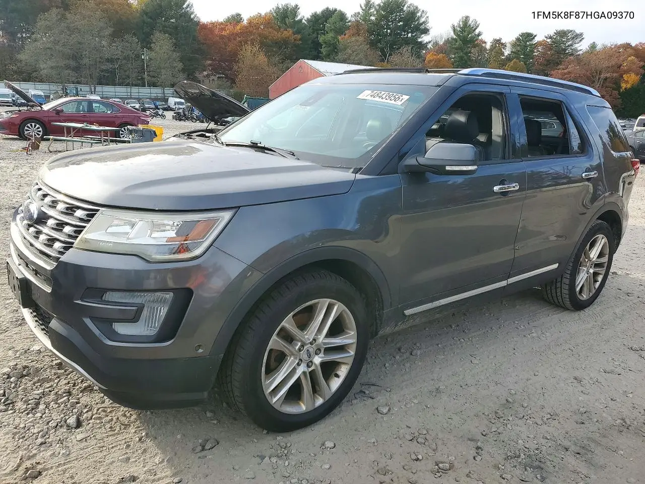 FORD EXPLORER 2017, VIN 1FM5K8F87HGA09370
