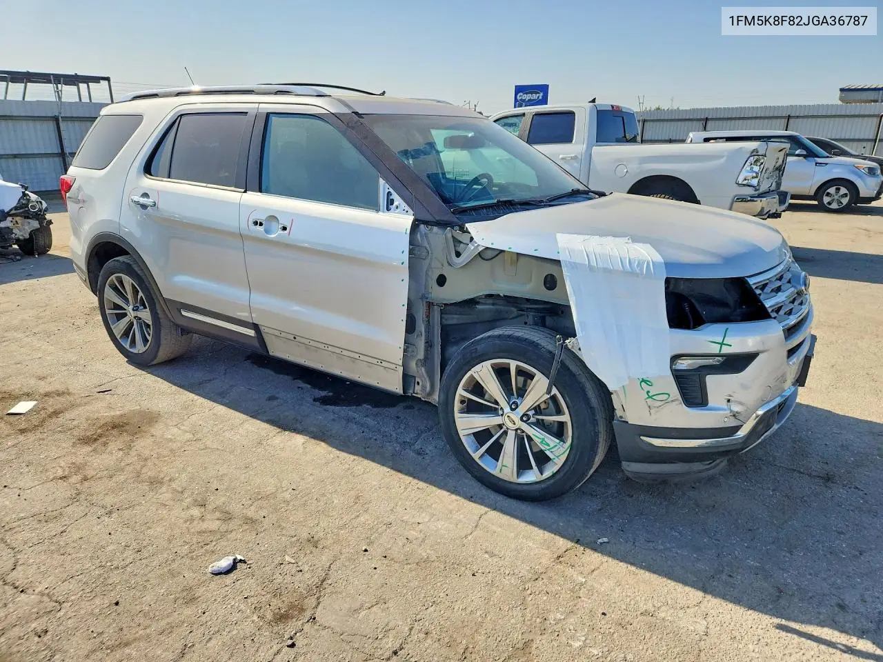2018 FORD EXPLORER VIN 1FM5K8F82JGA36787 — фото 4