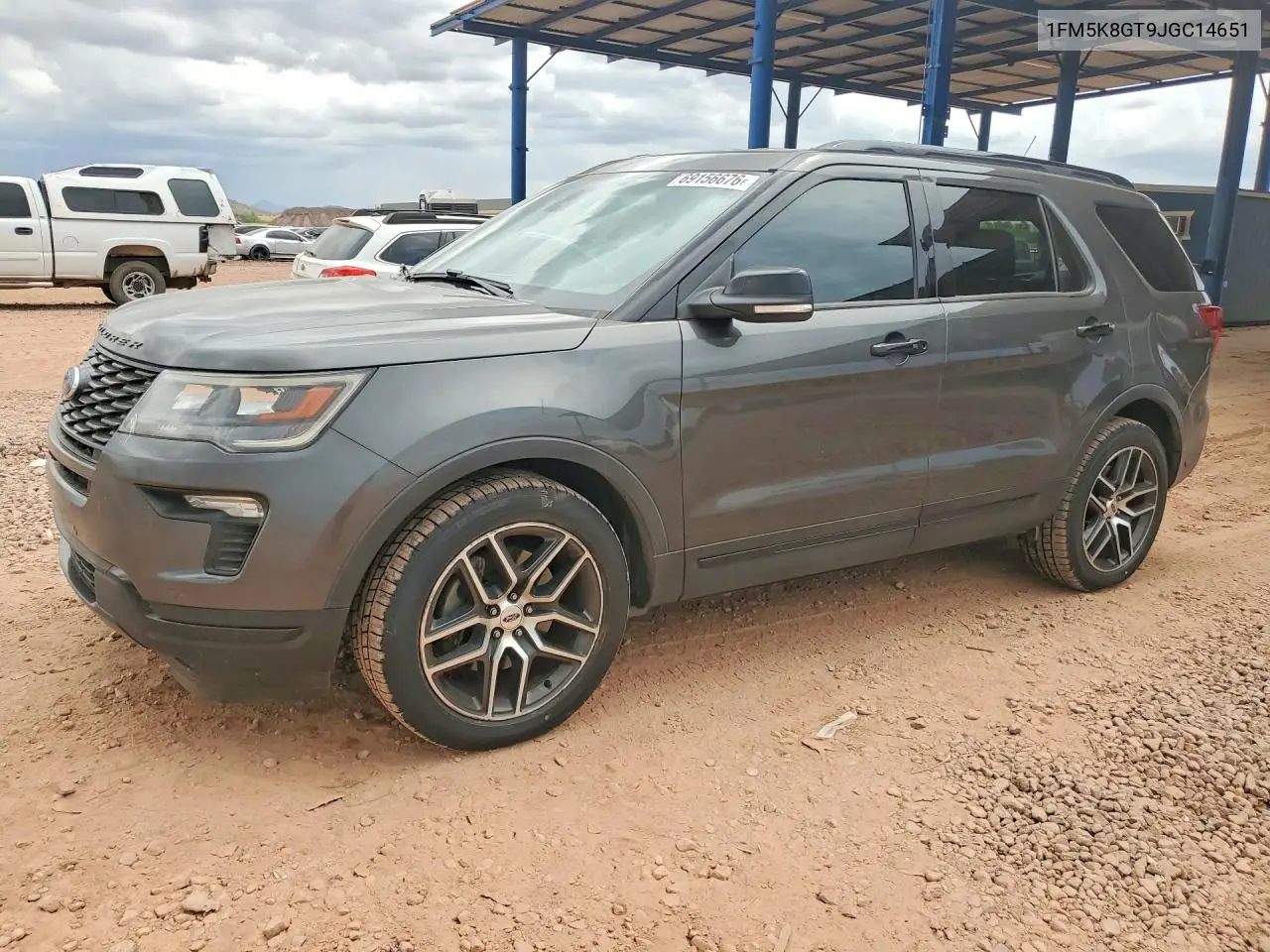 FORD EXPLORER 2018, VIN 1FM5K8GT9JGC14651