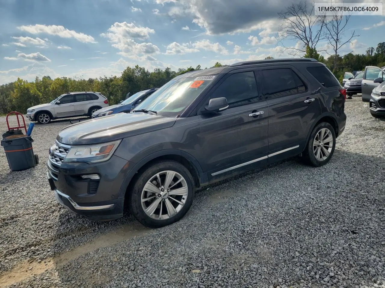FORD EXPLORER 2018, VIN 1FM5K7F86JGC64009