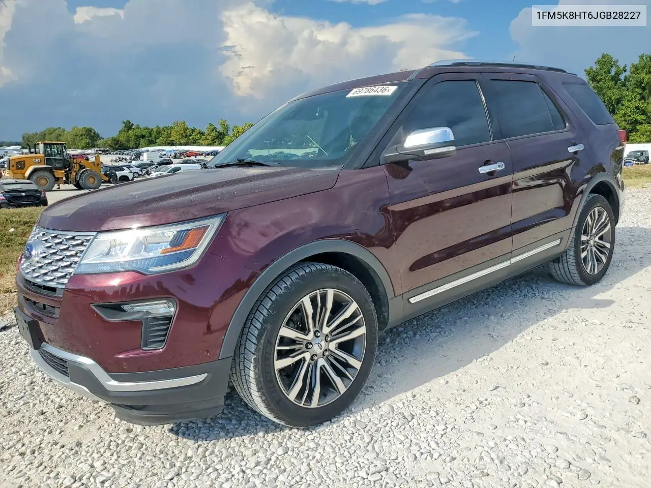 FORD EXPLORER 2018, VIN 1FM5K8HT6JGB28227