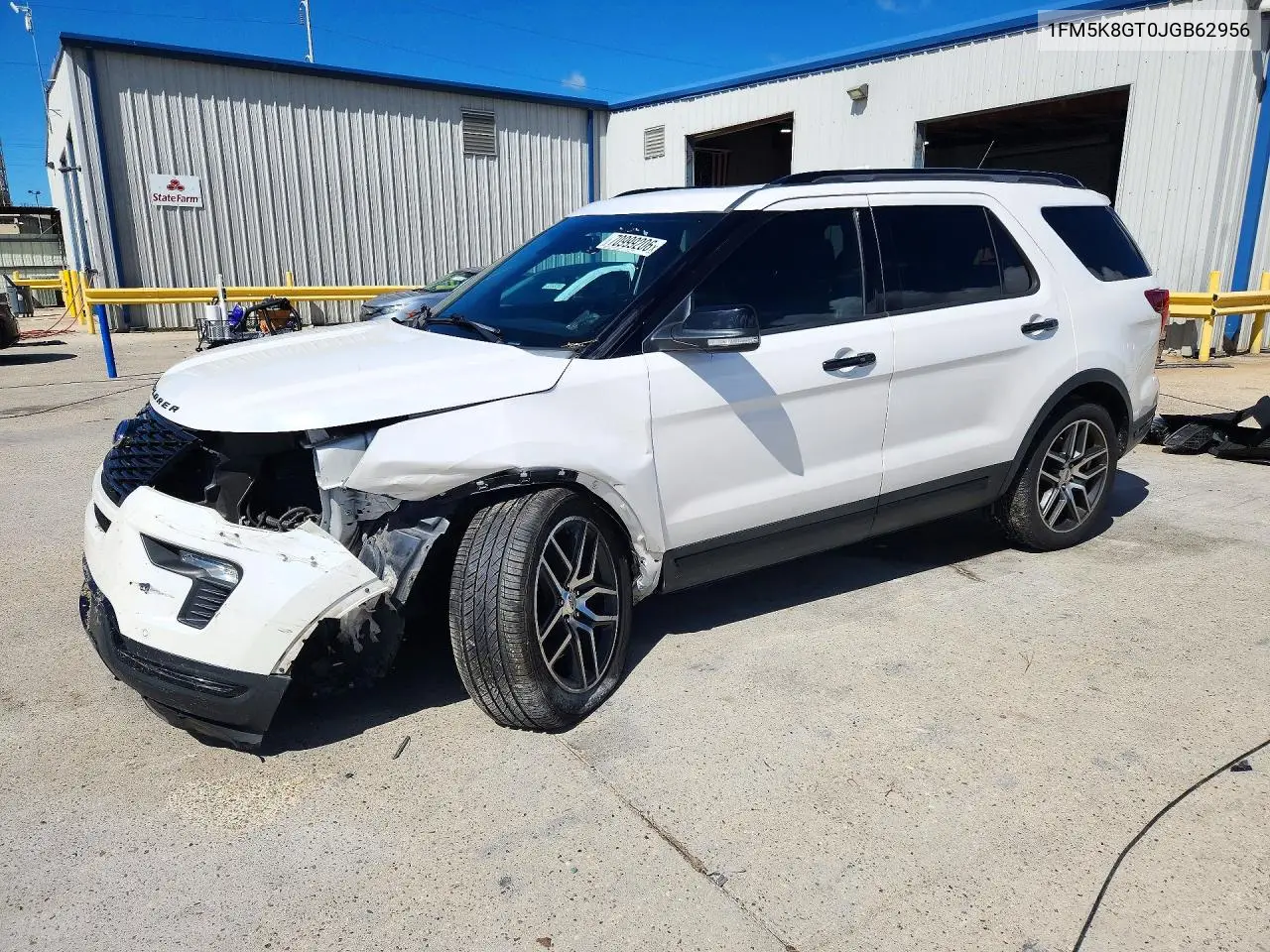 FORD EXPLORER 2018, VIN 1FM5K8GT0JGB62956
