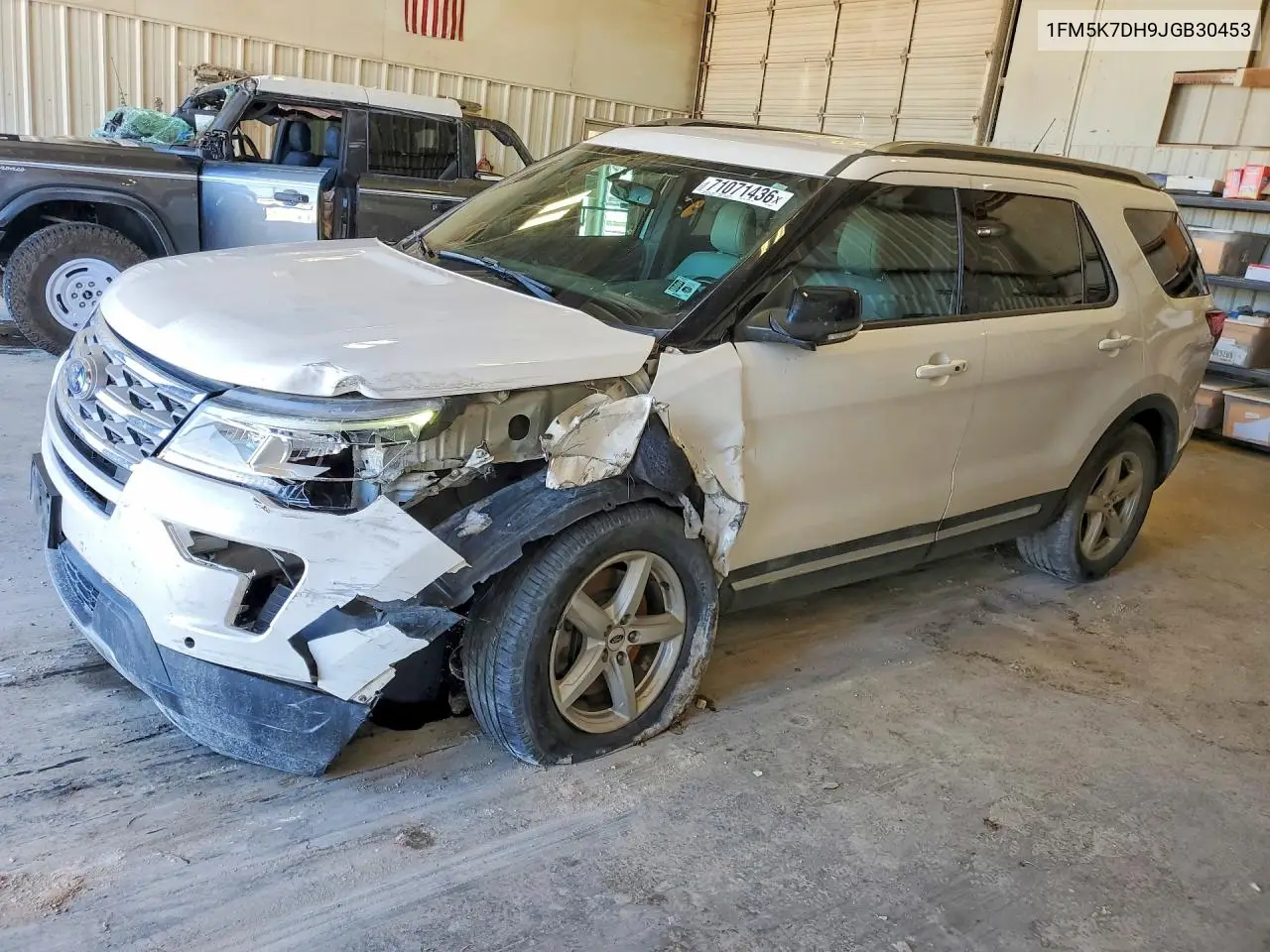 FORD EXPLORER 2018, VIN 1FM5K7DH9JGB30453
