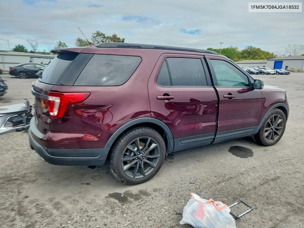 2018 FORD EXPLORER VIN 1FM5K7D84JGA18532 — фото 2