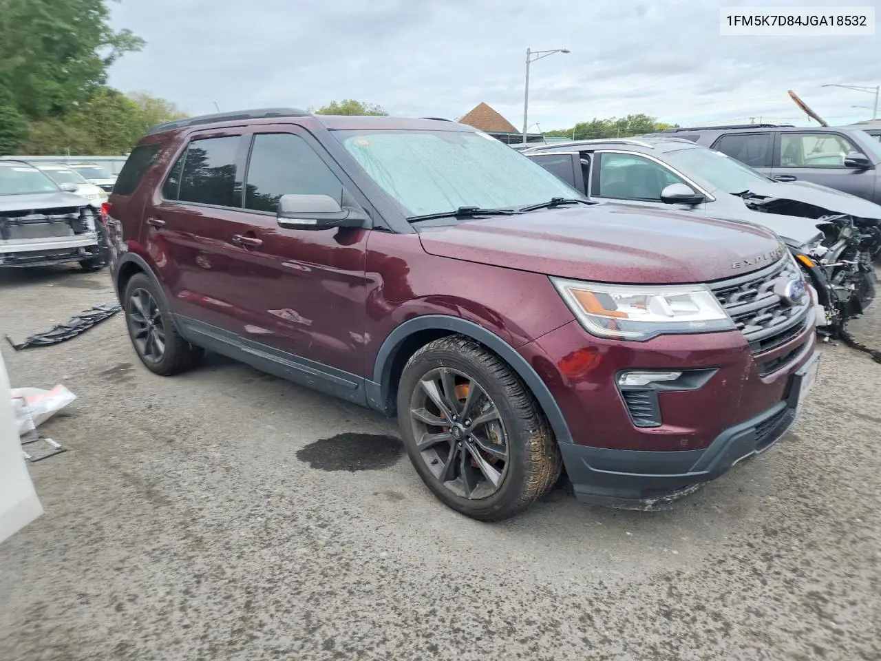 2018 FORD EXPLORER VIN 1FM5K7D84JGA18532 — фото 3