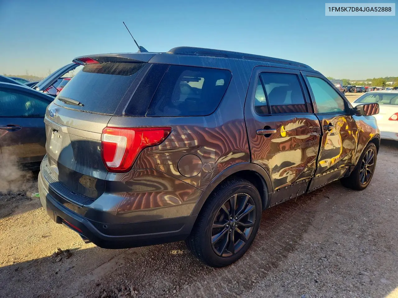2018 FORD EXPLORER VIN 1FM5K7D84JGA52888 — фото 3