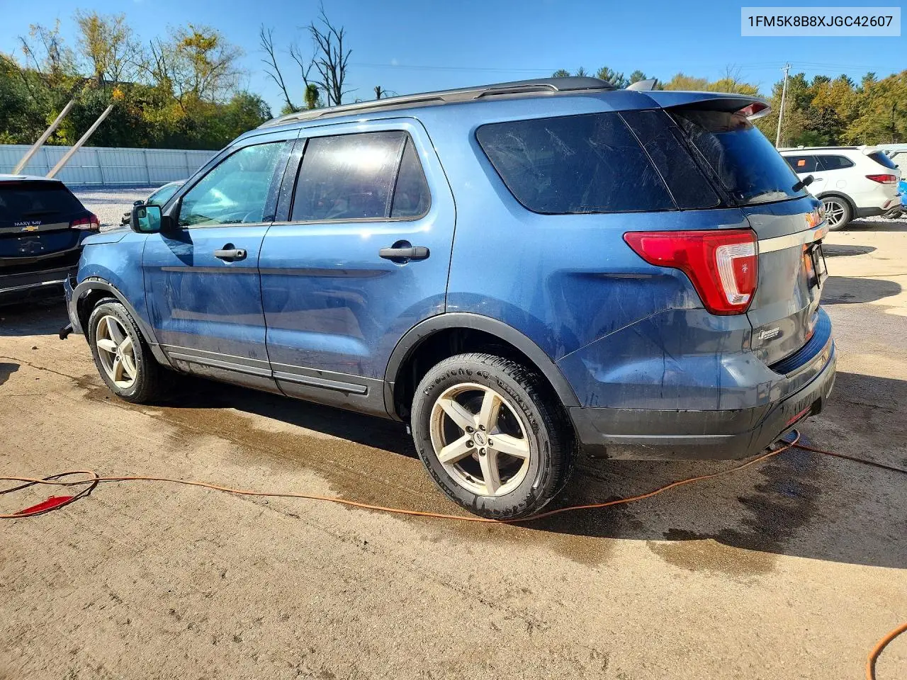 2018 FORD EXPLORER VIN 1FM5K8B8XJGC42607 — фото 2