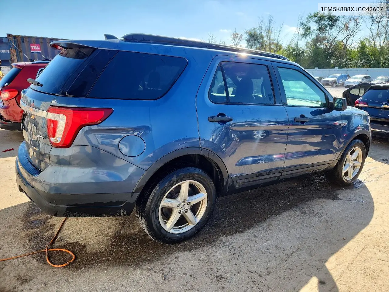 2018 FORD EXPLORER VIN 1FM5K8B8XJGC42607 — фото 3