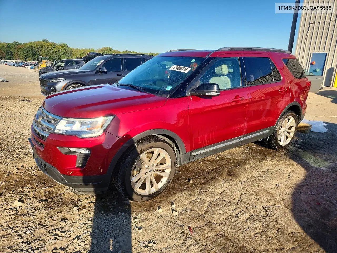 FORD EXPLORER 2018, VIN 1FM5K7D83JGA95568