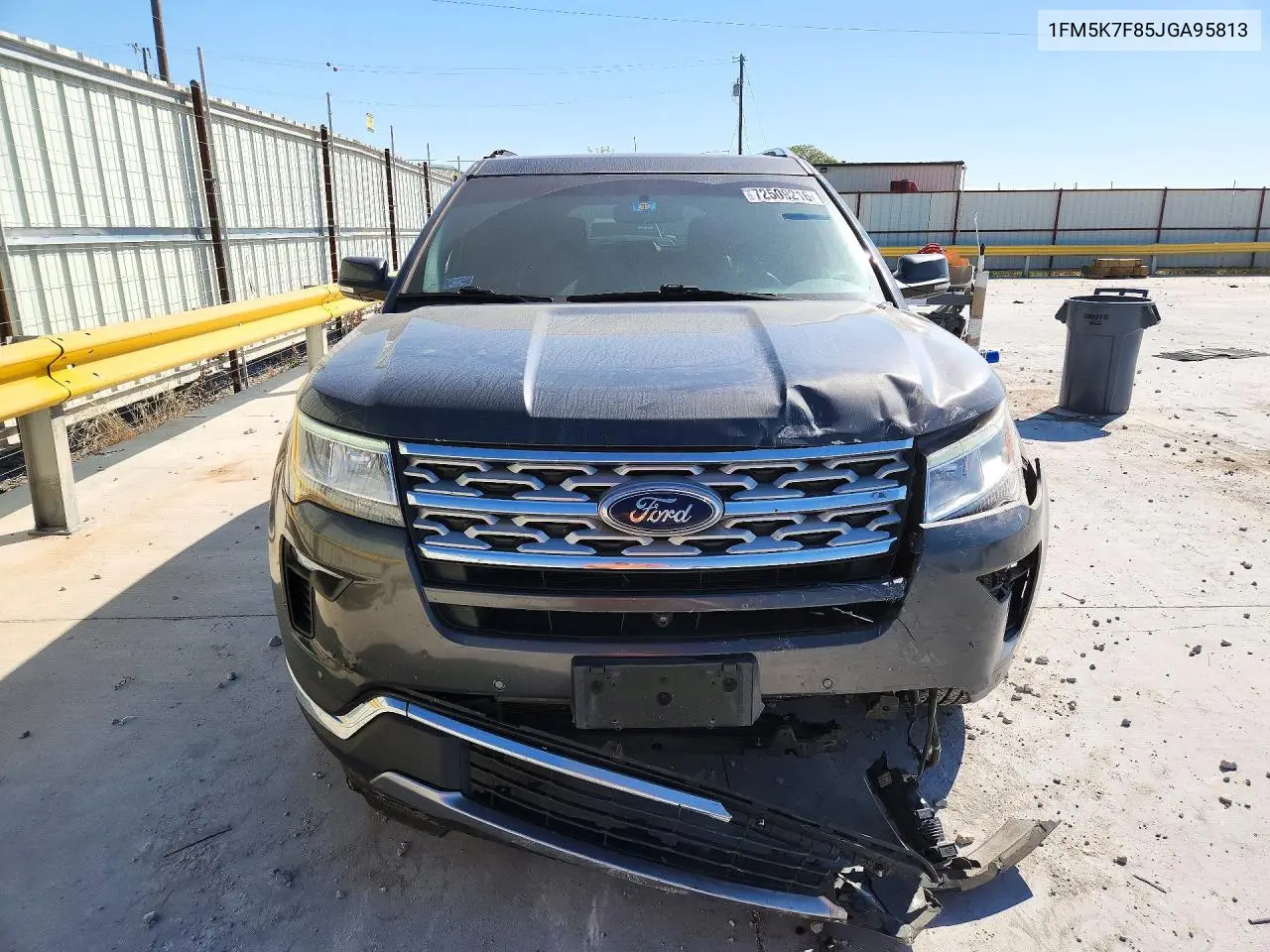 2018 FORD EXPLORER VIN 1FM5K7F85JGA95813 — фото 5