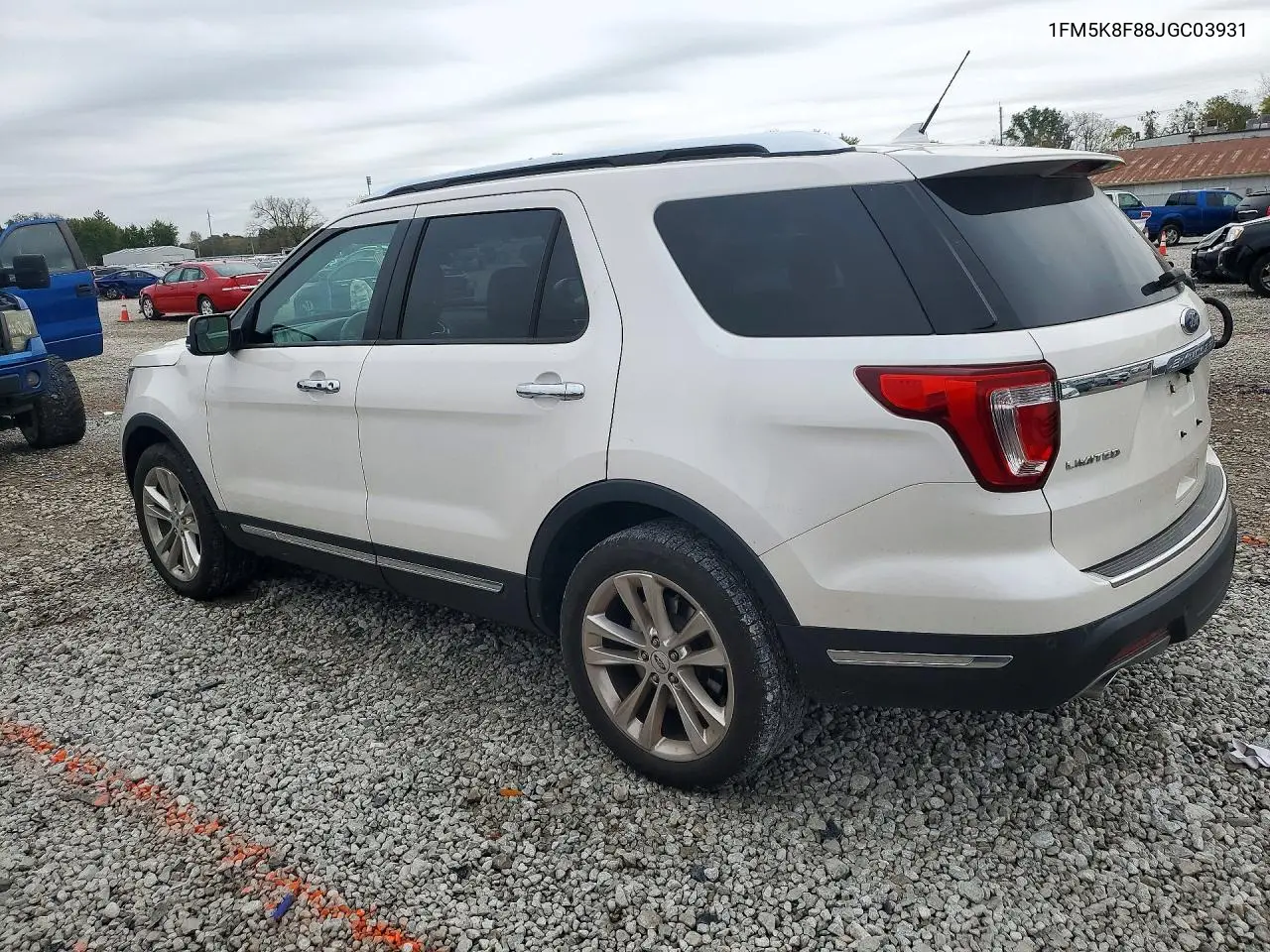 2018 FORD EXPLORER VIN 1FM5K8F88JGC03931 — фото 2