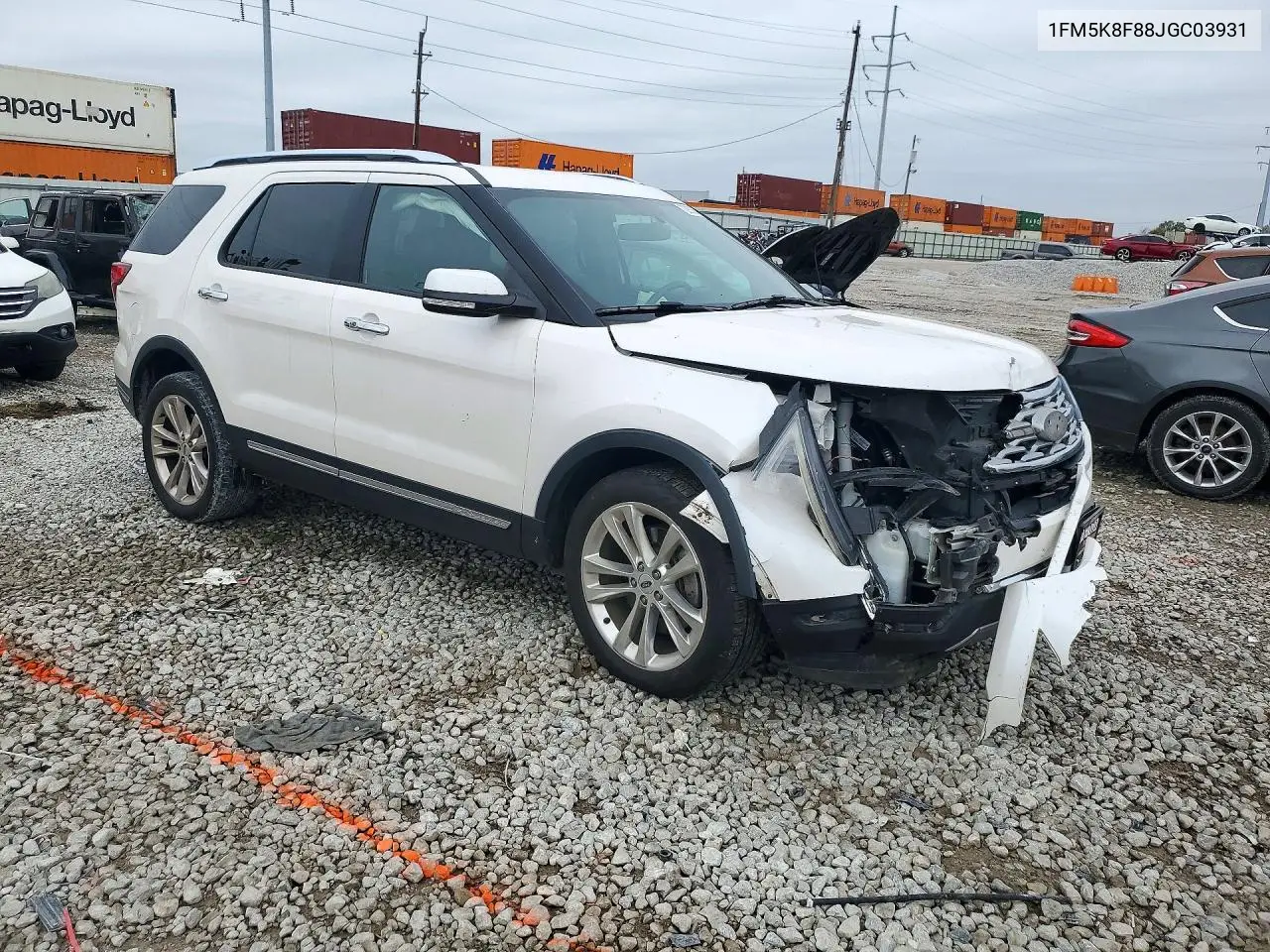 2018 FORD EXPLORER VIN 1FM5K8F88JGC03931 — фото 4