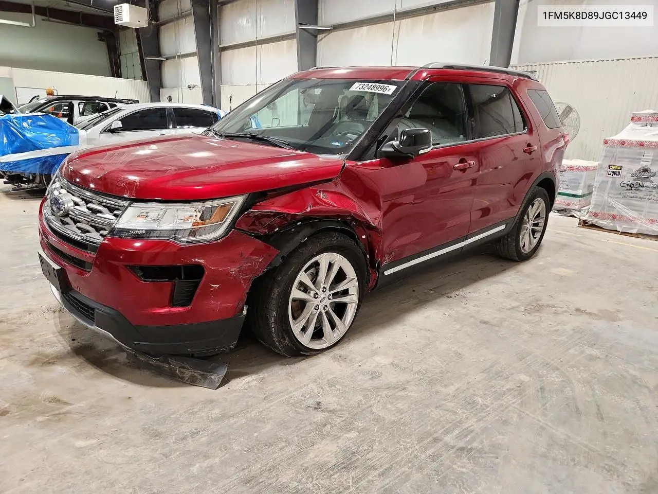 FORD EXPLORER 2018, VIN 1FM5K8D89JGC13449