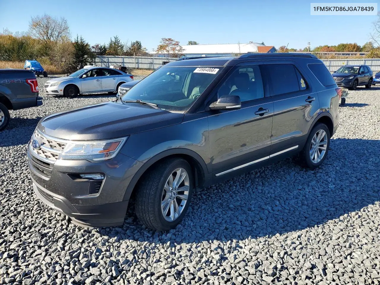 FORD EXPLORER 2018, VIN 1FM5K7D86JGA78439