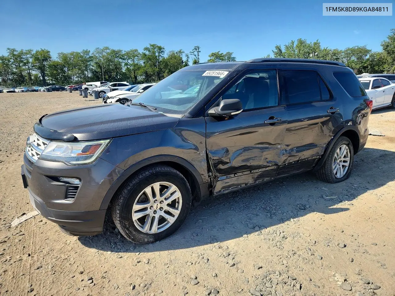 FORD EXPLORER 2019, VIN 1FM5K8D89KGA84811