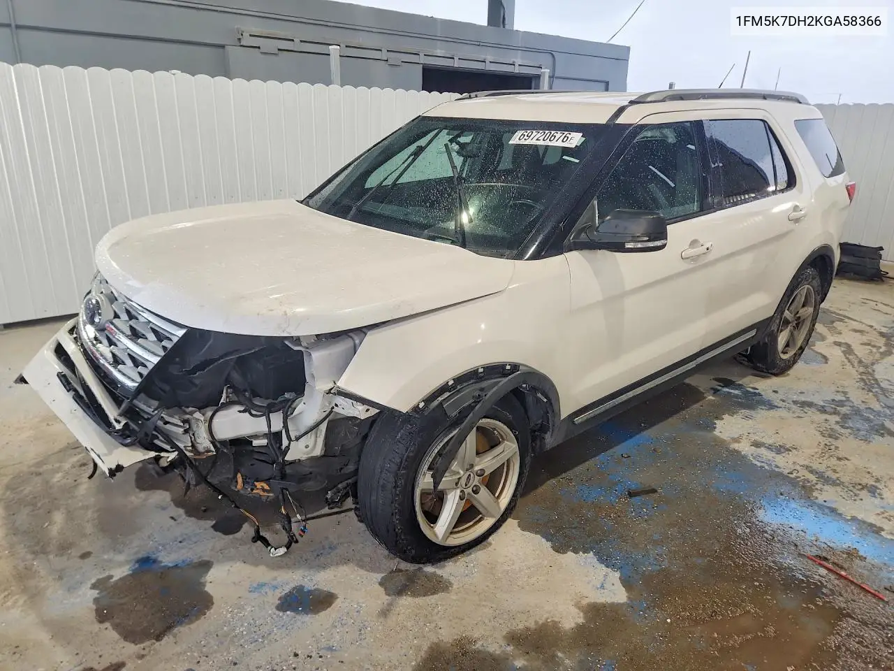 FORD EXPLORER 2019, VIN 1FM5K7DH2KGA58366