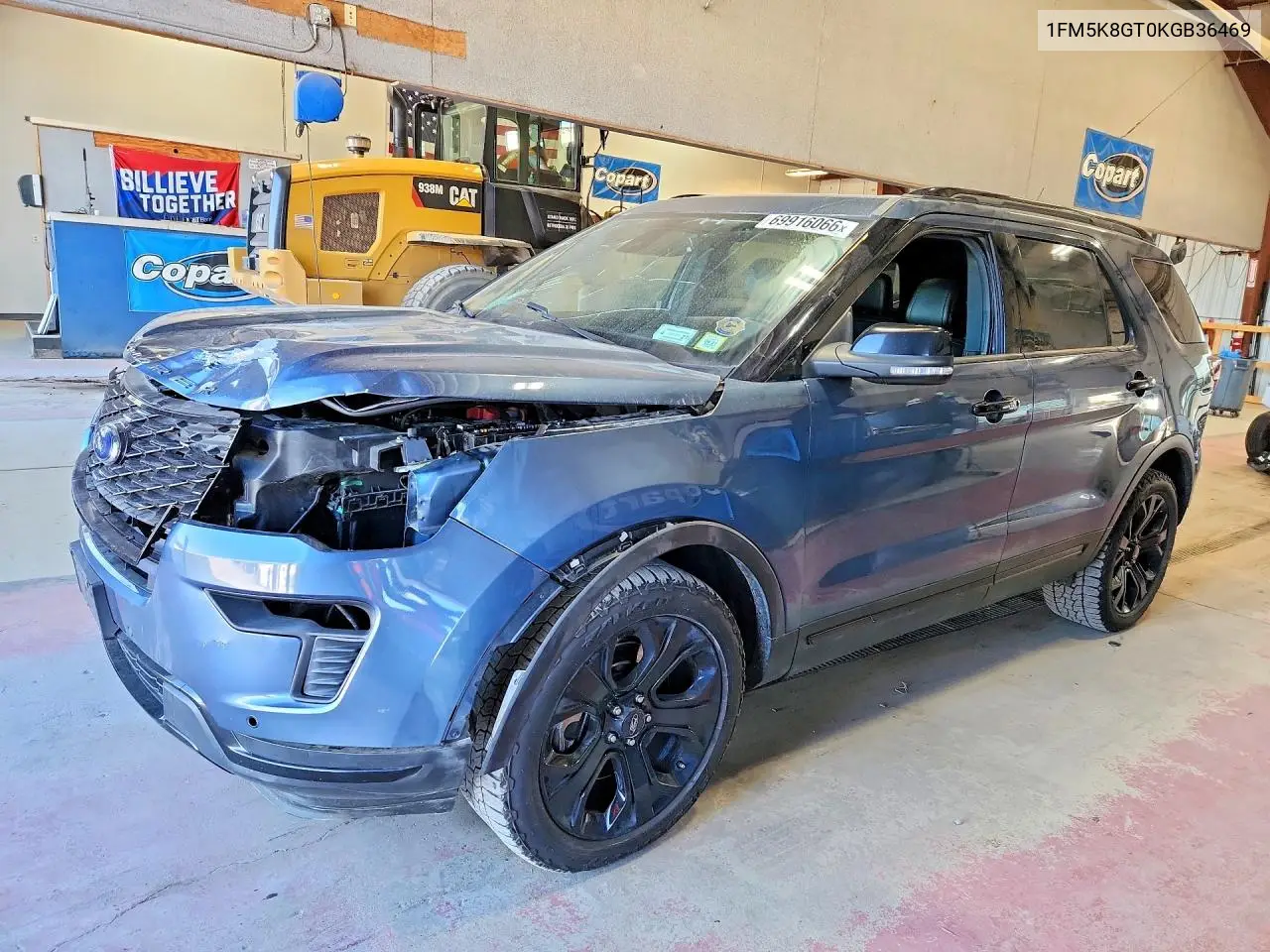 FORD EXPLORER 2019, VIN 1FM5K8GT0KGB36469