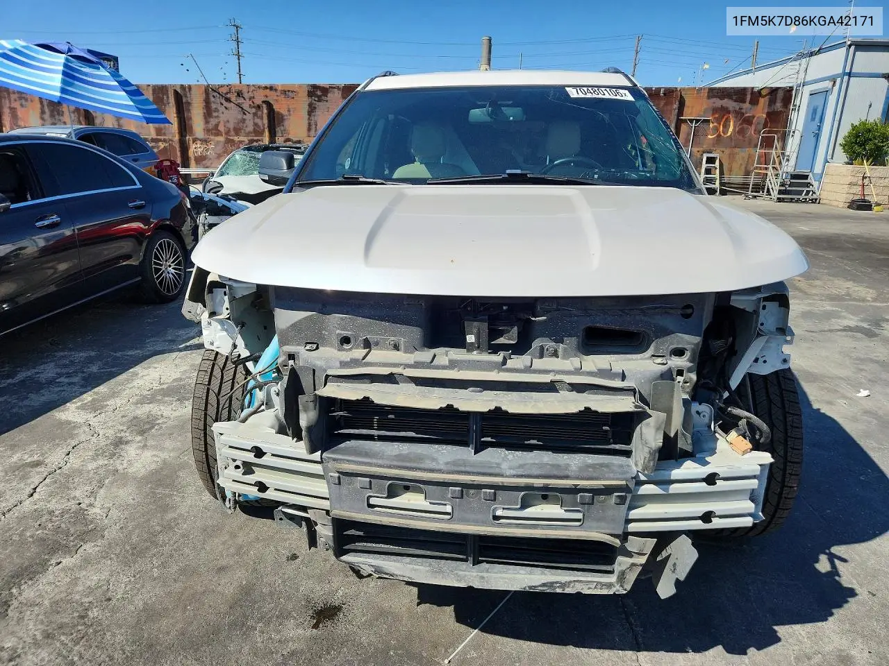 2019 FORD EXPLORER VIN 1FM5K7D86KGA42171 — фото 5