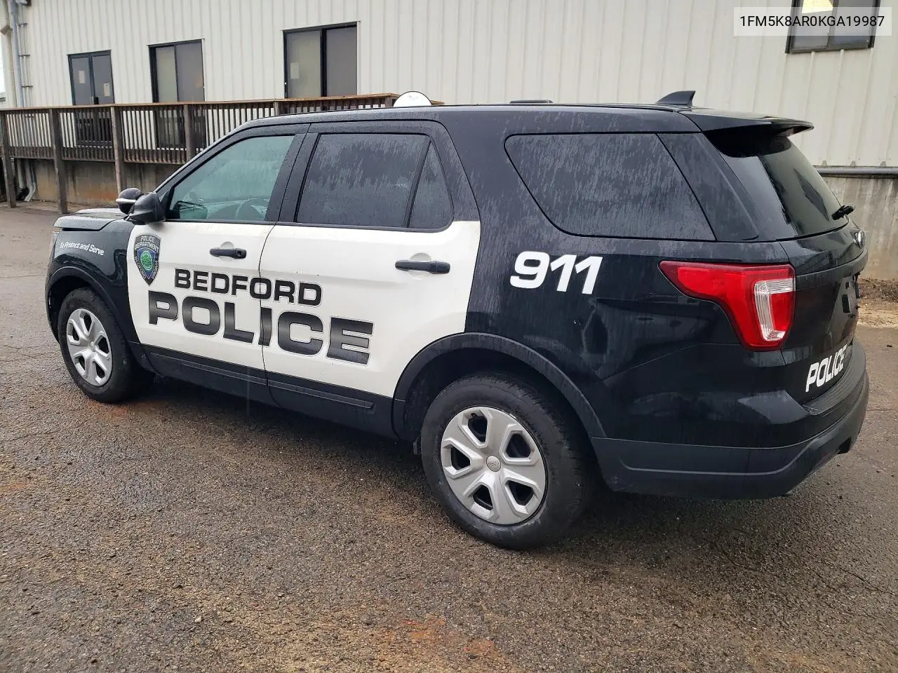 2019 FORD EXPLORER VIN 1FM5K8AR0KGA19987 — фото 2