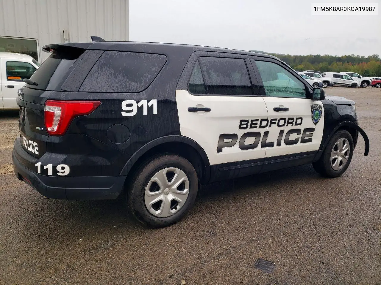 2019 FORD EXPLORER VIN 1FM5K8AR0KGA19987 — фото 3