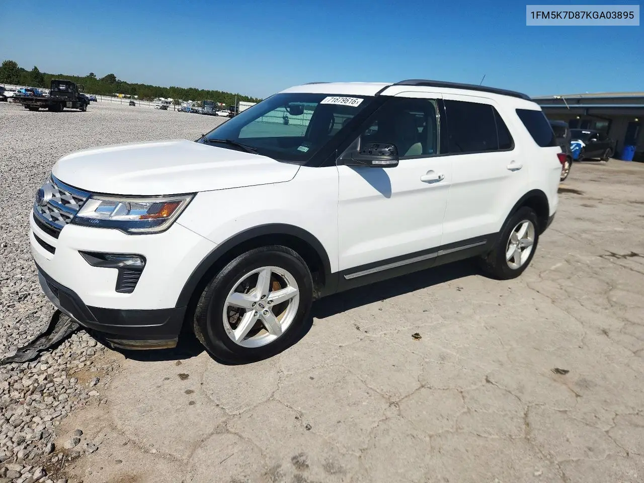 FORD EXPLORER 2019, VIN 1FM5K7D87KGA03895